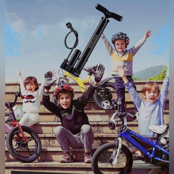 VIMILOLO Bike Pump Portable Ball Pump Inflator Bicycle Floor Pump - Picture 7 of 7